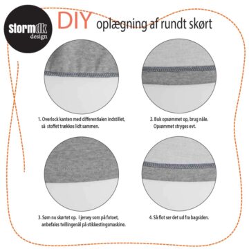DIY Oplægning af Rundt Skørt